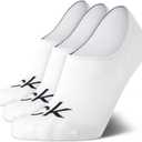 Calvin Klein Mens No Show Socks - 3 Pack Cotton Blend Stretch Soft Cushioned Athletic Casual Low Cut Socks for Men (White)