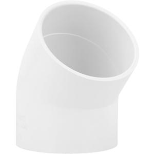 4" 45 Degree PVC Elbow Pipe Fitting Connector (Socket x Socket) Furniture Build Grade SCH40 4 Inch 45 Degree Elbow PVC Corner Adapter for Home Sewer Plumbing Water Line