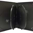 Premium 14mm Standard Size 6-Disc DVD Case with Clear Sleeve - Space Saving Storage Solution for Blu-ray Discs, DVDs and CDs (2 pcs)