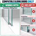 Sliding Shower Door Bottom Seal for 3/16in (5mm) Frameless Glass,