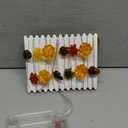 TURNMEON Thanksgiving Decorations 30LED/ 10Ft 3D Pumpkin Lights Thanksgiving Decor for Home, 3 in 1 Battery Powered Fall Lights Pumpkin Decor, Fall Garland Autumn Indoor Outdoor Halloween Christmas