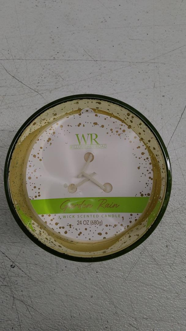 Willoughby Road Garden Rain 24OZ 3 Wick Scented Candle