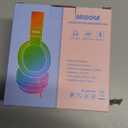 MIDOLA Kids Headphone Wired Volume Limited 85/94dB Over-Ear/On-Ear Foldable Headset with Microphone Hearing Protection Headphones for Toddler Boy Girl Child School Learning Pad Tablet Pink