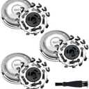 SH71 Replacement Heads for Philips Norelco Shaver Series 7000 and 5000,Upgraded SH71/52 Compatibility Double Blades for 7000 Replacement Heads, forShavers Series S5000 (S5XXX),S7000 (S7XXX)