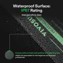 VIVOSUN Reptile Heating Pad 6x8 Inch with Thermostat Combo Under Tank Terrarium Heating Mat for Turtles, Lizards, Frogs, and Other Reptiles