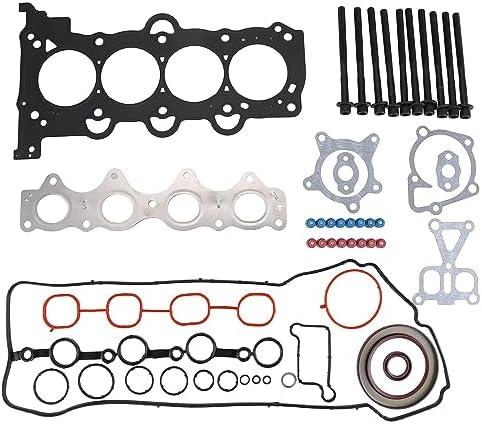 Hiolpen Engine Head Gasket Kit with Bolts Compatible for 2012-2019 for Hyundai Accent 2012-2017 for Hyundai Veloster 2012-2018 for Kia Rio 2012-2018 for Kia Soul 1.6L L4 HS26554PT Head Gasket Kit