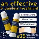 3 x Wart Remover Propolis Infused Wart Removal Stick with 40% Salicylic Acid | Treats Stubborn Warts on Hands, Feet & Body | Painless, Fast Acting, Maximum Strength | Portable & Easy to Apply 10 g