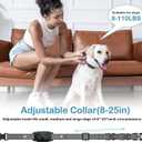 Dog Training Collar with Remote Control, 2500FT Coverage Range and 4 Training Modes, IP67 Waterproof Rechargeable E Collar for Dogs Training for All Breed