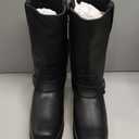Milwaukee Leather Men's Wide Classic Motorcycle Harness Boots (Black, Size 11.5)
