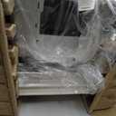 GROWNEER Powerful Oversize Bathroom Exhaust Fan with Light, 40W Bathroom Fan with Humidity Sensor, 110/160 CFM 1.0 Sone Exhaust Fan with Heater, 1800W Heating, 1500lm 2700K/4000K/5000K & Nightlight