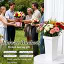 Flower Buckets, 13.4-inch Floral Buckets , Plastic Flower Buckets,Flower Buckets for Flower Bar, Floral Buckets For Cut Flowers