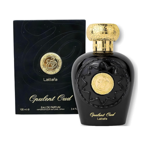 Lattafa Opulent Oud for Unisex Eau de Parfum Spray, 3.4 Ounce