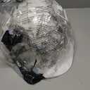 Pyramex Ridgeline Cap Style Hard Hat, 4-Point Ratchet Suspension, Matte White Graphite Pattern
