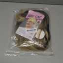 Blonde Wig with Bangs Long curly wavy Wig for Women Ombre wig with Brown root skin-friendly synthetic fiber for festival holiday Use 26IN