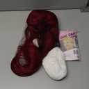 ENTRANCED STYLES Red Wigs for Women Long Straight Red Wig with Bangs Synthetic Burgundy Wig Colored Cosplay Wig for Girls Halloween Daily Party Use 22 Inch