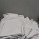 Fitable White Tablecloths for Rectangle Tables, 6 Pack - 70 x 120 Inches - Reusable and Washable Table Clothes for 6-8 Ft Tables, Polyester Fabric Table Covers for Wedding, Party, Banquet