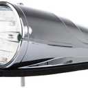 17 LED Torpedo Cab Lights Chrome Clear LED Top Cab Marker Roof Running Lights Assembly Compatible with Kenworth/Peterbilt/Freightliner/Mack//International Paccar Heavy Duty Trucks