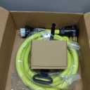 15FT 50 Amp Generator Cord Kit with Inlet Box
NEMA 14-50P to SS2-50R 50 Amp Extension Cord, Pre-Drilled Inlet Box, 6/3+8/1 AWG STW Wire, 125/250V 12500W, ETL Listed