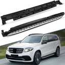 KYX Running Boards fit for Mercedes Benz W166 M ML ML350 GLE 2012-2017, Aluminum Alloy Car Door Side Steps Nerf Bars Truck Boards Step Rails