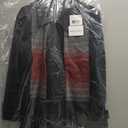 London Fog Womens Single Breasted Peacoat With Scarf Pea Coat Black Large