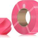 PLA Basic Refill Filament with RFID Compatible with Bambu Lab A1/A1 Mini/X1/P1 Series 3D Printer,1.75mm 1KG Spoolless(2.2lbs) 3D Printer Filament Dimensional Accuracy +/- 0.03mm-Hot Pink (10204)