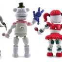 Toysvill Inspired by FNAF Sister Location Collection | Action Figures Toys (Set of 5 pcs), More Than 5 inches [Funtime Freddy Bear , Circus, Ennard, Ballora, Funtime Foxy], Fun Action Simulator