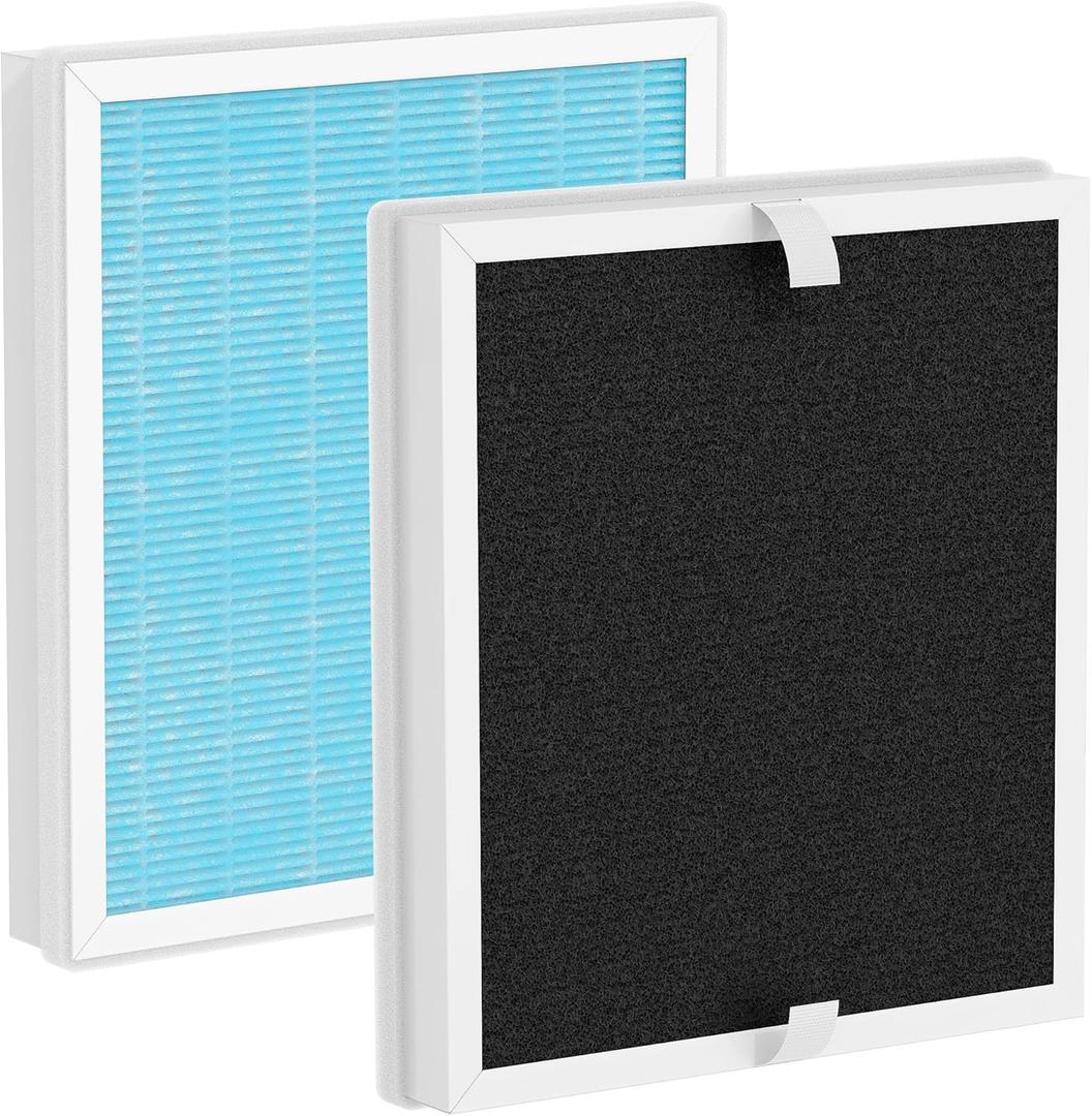 Replacement Filter Compatible with PureZone Kids Bear Air Puri-fier, 3-in-1 H13 True HEPA with Activated Carbon Filter and Pre-filter, 2 Pack