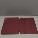 Akkerds Compatible with iPad (A16) 11th Generation Case 11 Inch 2025, for iPad 10th Generation Case 10.9 Inch 2022 with Pencil Holder, Slim Trifold Stand Protective Cover with Soft TPU Back, Wine Red