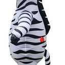 RHYTHMARTS Zebra Costume Inflatable Zebra Costume Inflatable Halloween Christmas Costumes for Adult