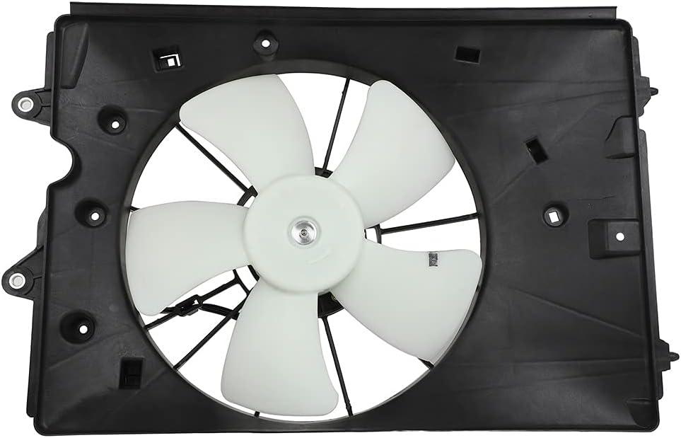 SCITOO Engine Radiator Cooling Fan Assembly Compatible with 2009-2015 for Honda Pilot 3.5L 2009-2013 for Honda Ridgeline 3.5L;Replace 621-360 601220 19030RN0A51