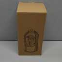 Makeup Brush Holder with Lid 360 Rotating Clear Dustproof Make Up Organizers for Vanity Bathroom Countertop, Transparent | with Lid, 360 Rotating, Dustproof