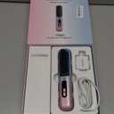 BEAUTYOVO Travel & TSA-Friendly Cordless Hair Straightener Brush - Professional Straightening Brush for On-The-Go | 65W Fast Charge in 30 Min | 6 Heat Settings & 300M Ions for Frizz-Free Salon Finish