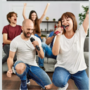 Wireless Microphones, UHF Metal Dual Handheld Cordless Dynamic Mic System with Rechargeable Receiver,1/4 "Output with 1/8" Output,for Karaoke Singing, Wedding, DJ, Party, Speech, Church,240ft