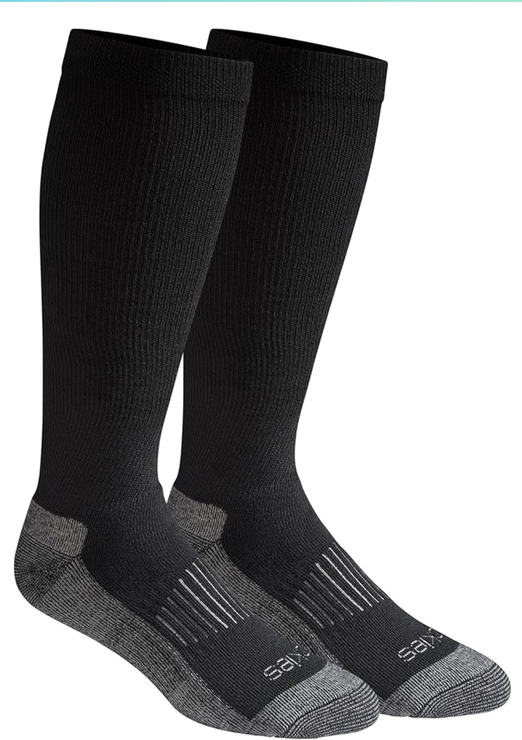 Dickies Men's Light Compression Comfort Over-The-Calf Socks, 15-17