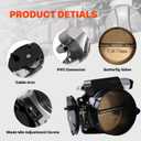 92mm Throttle Body Assembly with TPS IAC for GM Gen III LS1 LS2 LS3 LS6 LS7 LSX LS Throttle Body 4 Bolts Black