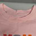 Ykomow You Can Do Hard Things Teacher T Shirt Womens Let it Be Live Happy Happiness Graphic Tees (Pink, L)