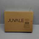 Juvale Bamboo Silverware Organizer for Drawer, Kitchen, 6 Slot Utensil Tray (Black, 17 x 11.75 x 1.75 In)
