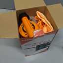 16 IN 1 Car Wash Foam Gun, Foam Cannon,Adjustable Hose Wash Sprayer with 2.5 to 6 Bars Foam Blaster,Wash Mitten &Towel,Suitable for Car Cleaning and Garden Use with 1/2 Quick Connector (Orange)