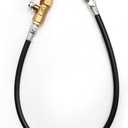 18.9" Engine Air Valve Holder Pressure Pipe with Ball Valve, Removal M14 M12 Thread to 1/4 NPT Cylinder Leakage Test Assistant Set for Automobile Truck Ship ATV UTC Engine