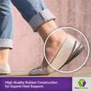 Premium Adjustable Orthopedic Heel Lift - Made in the USA - for Heel Pain and Leg Length Discrepancies - Medium - Pack of 4