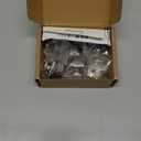 Ravinte 5 Pack Brushed Nickel Kitchen Cabinet Square Knob Single Hole Cabinet Hardware for Dresser Drawer Cabinet Pulls Drawer Knobs Cabinet Knobs Contemporary Antique Rustic