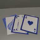 TRAMIN 12 Pcs Blue Lucky Poster, Playing Card Wall Art, Funky Posters Aesthetic Pictures, Poker Room Decor, Blue Trendy Wall Art, Retro Ace Prints Queen of Hearts Decor for Bedroom (8x10 UNFRAMED)