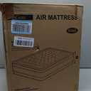 OhGeni King Size Air Mattress with Built in Pump, Family Choice Award Winner, 18'' Comfortable Blow Up Colchones Inflables Mattress for Home, Guests, Portable Air Bed, 700 lbs, Gift for Mom