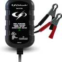 Schumacher Electric 0.8A Car Battery Charger and Maintainer, 2-in-1 Solution for 12V Batteries, SC1299, for Power Sport, Automotive, and Marine Batteries