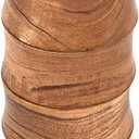 Soup Bowls Acacia Wood Hand-Carved Bowls Set of 4 | Rustic Wooden Bowls for Soups, Salads & Pasta | Durable, Eco-Friendly, Food-Safe (3" X 3" X 1.5")