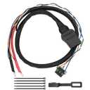 Siftary 42015 4 Pin Truck Side Battery Cable Wiring Harness, Fit for Western SnowEx Fisher Blizzard Snow Plow, Truck Side Power Cable Set