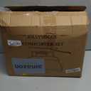 JOLLYVOGUE King Size Comforter Set 7 Pieces - Bed in a Bag King for All Season, Pintuck Bedding Comforter Sets with Comforter, Flat Sheet, Fitted Sheet and Pillowcases & Shams, Black