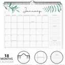 Jotsome Wall Calendar 2026, 14.2"x11.2" Monthly Calendar From Now To December 2026, Bleed-Proof Paper Calendar with Notes For Home and Office, Easy Organizing(Florals)