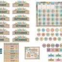 Teacher Created Resources Rustic Bloom Calendar Bulletin Board Set (TCR8593)