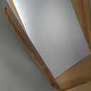 Queekay 2 Pcs Mirror Tiles 12" X 24", 2mm Acrylic Self Adhesive Sheets